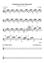 Прелюдия из сюиты для лютни No.29 g-moll (Дрезденский манускрипт, Том 4)
